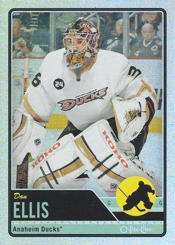 #26 Dan Ellis - Anaheim Ducks - 2012-13 O-Pee-Chee - Rainbow Hockey