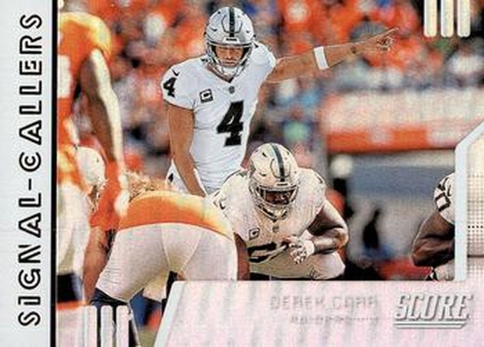 #SC-26 Derek Carr - Oakland Raiders - 2019 Score - Signal-Callers Football