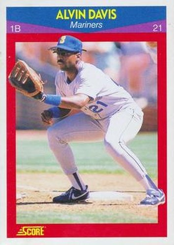 #26 Alvin Davis - Seattle Mariners - 1990 Score 100 Superstars Baseball
