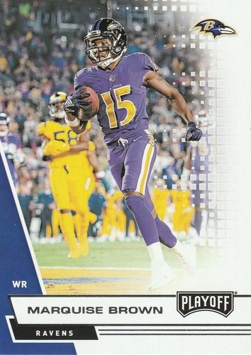 #26 Marquise Brown - Baltimore Ravens - 2020 Panini Playoff Football