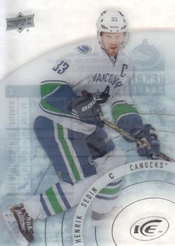 #26 Henrik Sedin - Vancouver Canucks - 2014-15 Upper Deck Ice Hockey