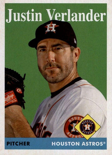 #26 Justin Verlander - Houston Astros - 2019 Topps Archives Baseball
