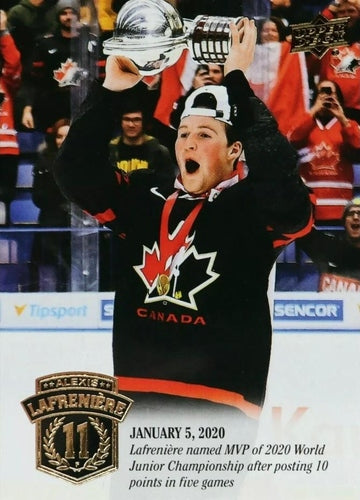 #26 Alexis Lafreniere - Canada - 2020-21 Upper Deck Alexis Lafreniere Collection Hockey