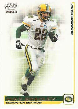 #26 Mike Bradley - Edmonton Eskimos - 2003 Pacific CFL Football