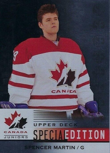 #SE-26 Spencer Martin - Canada - 2014 Upper Deck Team Canada Juniors - Special Edition Hockey