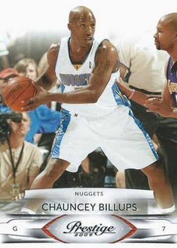 #26 Chauncey Billups - Denver Nuggets - 2009-10 Panini Prestige Basketball