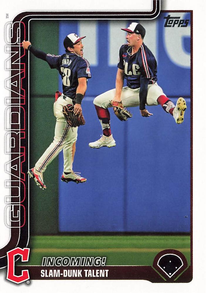 #26 Incoming! Slam-Dunk Talent - Cleveland Guardians - 2025 Topps Baseball