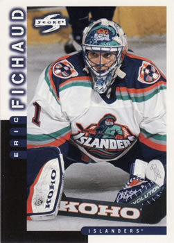 #26 Eric Fichaud - New York Islanders - 1997-98 Score Hockey