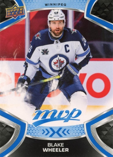 #26 Blake Wheeler - Winnipeg Jets - 2021-22 Upper Deck MVP - Blue Hockey