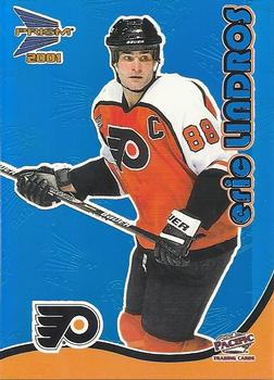#26 Eric Lindros - Philadelphia Flyers - 2000-01 Pacific Prism McDonald's - Blue Hockey