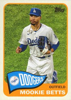 #T65-26 Mookie Betts - Los Angeles Dodgers - 2021 Topps - 1965 Topps Redux Baseball