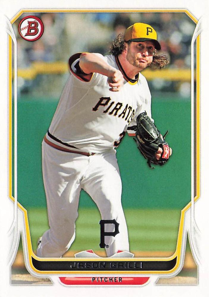 #26 Jason Grilli - Pittsburgh Pirates - 2014 Bowman Baseball