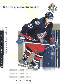 #26 Rick Nash - Columbus Blue Jackets - 2004-05 SP Authentic Hockey