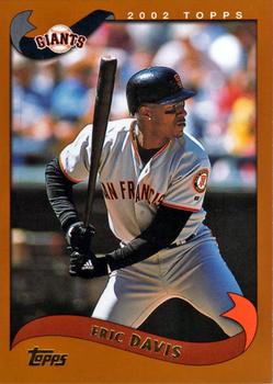 #26 Eric Davis - San Francisco Giants - 2002 Topps Baseball