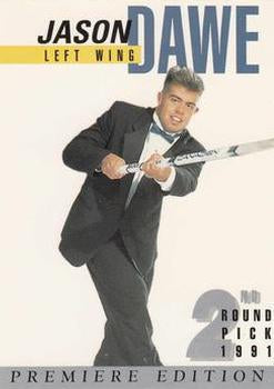 #26 Jason Dawe - 1991 Arena Draft Picks Hockey