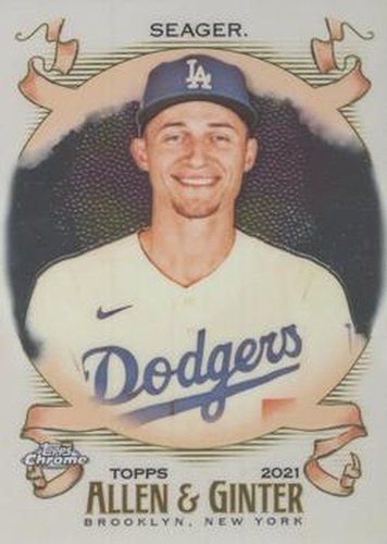 #26 Corey Seager - Los Angeles Dodgers - 2021 Topps Allen & Ginter Chrome Baseball