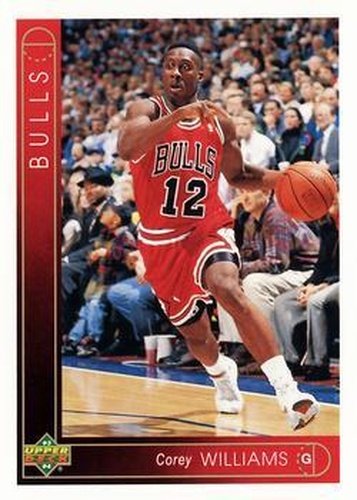 #26 Corey Williams - Chicago Bulls - 1993-94 Upper Deck Basketball