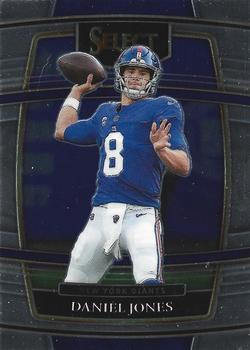 #26 Daniel Jones - New York Giants - 2021 Panini Select - Black and Gold Prizm Die Cut Football