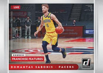 #26 Domantas Sabonis - Indiana Pacers - 2021-22 Donruss - Franchise Features Basketball