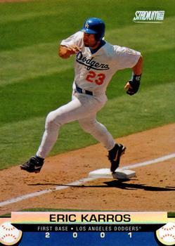 #26 Eric Karros - Los Angeles Dodgers - 2001 Stadium Club Baseball