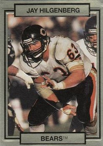 #26 Jay Hilgenberg - Chicago Bears - 1990 Action Packed Football