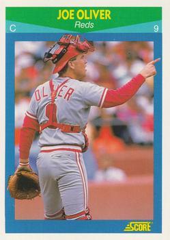 #26 Joe Oliver - Cincinnati Reds - 1990 Score Rising Stars Baseball