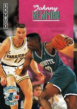 #26 Johnny Newman - Charlotte Hornets - 1992-93 SkyBox Basketball