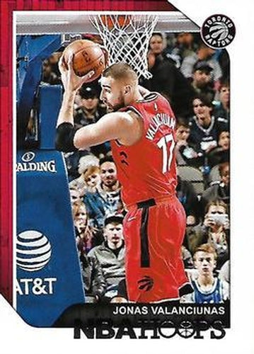 #26 Jonas Valanciunas - Toronto Raptors - 2018-19 Hoops Basketball