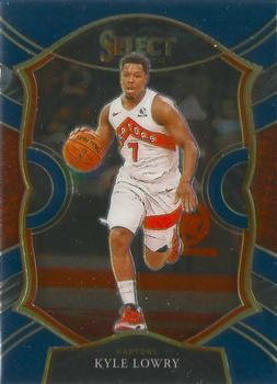 #26 Kyle Lowry - Toronto Raptors - 2020-21 Panini Select - Blue Basketball