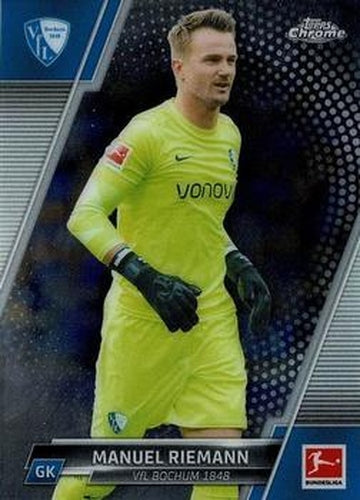 #26 Manuel Riemann - VfL Bochum 1848 - 2021-22 Topps Chrome Bundesliga Soccer