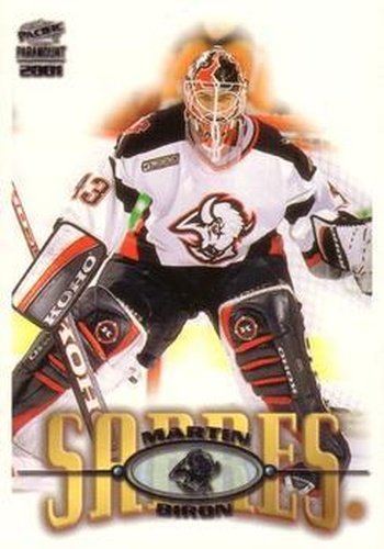 #26 Martin Biron - Buffalo Sabres - 2000-01 Pacific Paramount Hockey