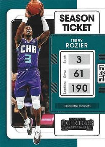 #26 Terry Rozier - Charlotte Hornets - 2021-22 Panini Contenders Basketball