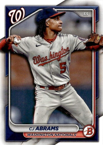 #26 CJ Abrams - Washington Nationals - 2024 Bowman Baseball