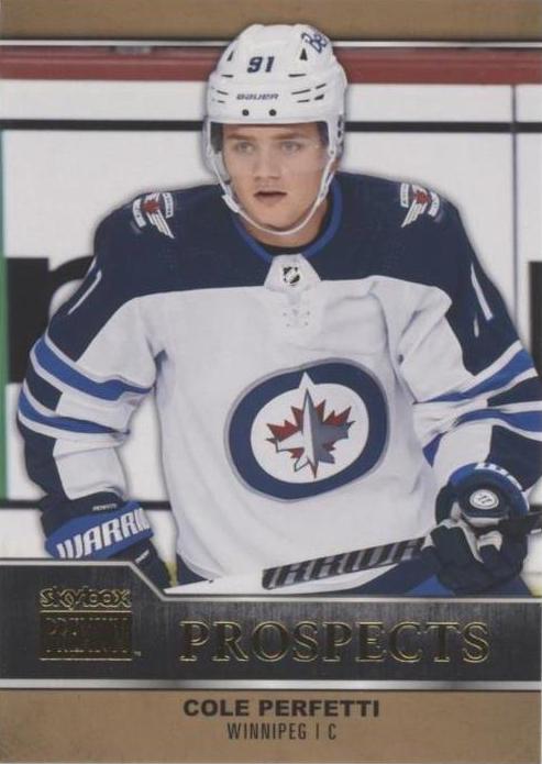 #PP-26 Cole Perfetti - Winnipeg Jets - 2021-22 SkyBox Metal Universe - Skybox Premium Prospects Hockey