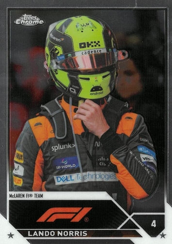 #26 Lando Norris - McLaren F1 Team - 2023 Topps Chrome Formula 1 Racing