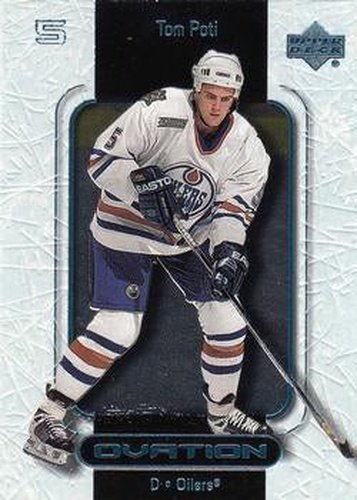 #26 Tom Poti - Edmonton Oilers - 1999-00 Upper Deck Ovation Hockey