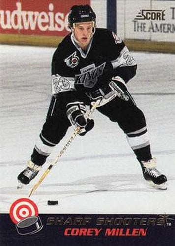 #26 Corey Millen - Los Angeles Kings - 1992-93 Score - Sharp Shooters Hockey