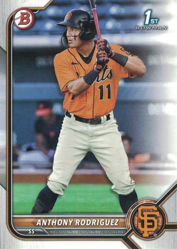 #BP-26 Anthony Rodriguez - San Francisco Giants - 2022 Bowman - Prospects Baseball
