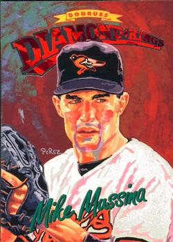 #DK-26 Mike Mussina - Baltimore Orioles - 1994 Donruss - Diamond Kings Baseball