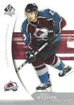 #26 Milan Hejduk - Colorado Avalanche - 2005-06 SP Authentic Hockey