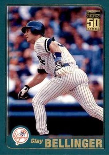 #26 Clay Bellinger - New York Yankees - 2001 Topps Baseball