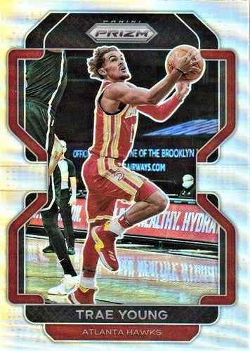 #26 Trae Young - Atlanta Hawks - 2021-22 Panini Prizm - Silver Basketball