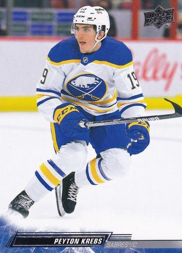 #270 Peyton Krebs - Buffalo Sabres - 2022-23 Upper Deck Hockey