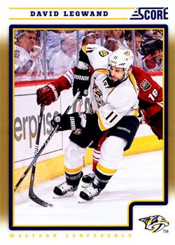 #270 David Legwand - Nashville Predators - 2012-13 Score - Gold Rush Hockey