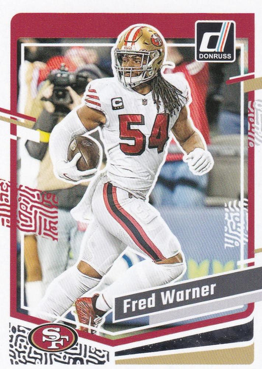 #270 Fred Warner - San Francisco 49ers - 2023 Donruss Football