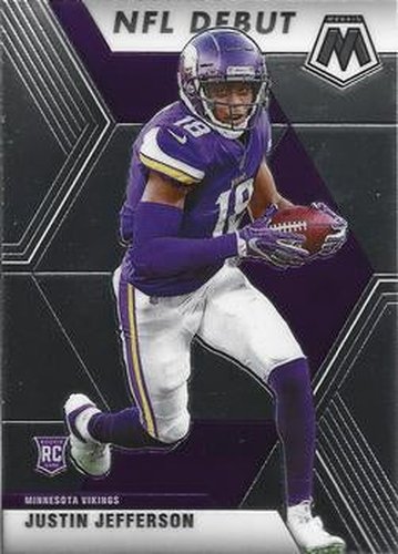 #270 Justin Jefferson - Minnesota Vikings - 2020 Panini Mosaic Football