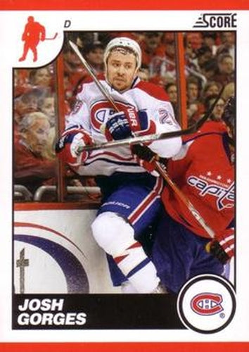 #270 Josh Gorges - Montreal Canadiens - 2010-11 Score Hockey
