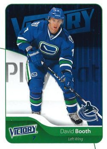 #270 David Booth - Vancouver Canucks - 2011-12 Upper Deck Victory Update Hockey