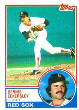 #270 Dennis Eckersley - Boston Red Sox - 1983 Topps Baseball