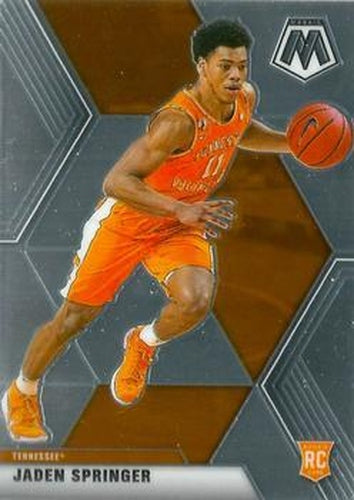 #270 Jaden Springer - Tennessee Volunteers - 2021 Panini Chronicles Draft Picks Basketball
